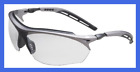 14246-00000-20 078371626126 Maxim Protective Eyewear Gt Clear Lens Metallic 094713686347