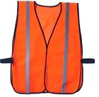 1068276 Safety Works One Size Fits Most Orange Hook Loop Mesh
