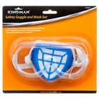 315084 Dollaritem New Kingman Safety Goggle Mask Set Tool 603076433231