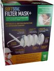 3dl10 Softseal Silicon Molded Large Fine Particle Filtration Respirator 0858123006122