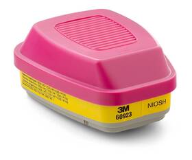 60923 3m 051131257498 Ov/ag/p100 Combo Cartridge For 6000 Series Respirator Sold As 1 Case