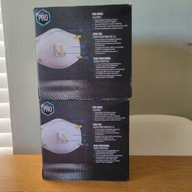 8511 3m 051131917576 Cool Flow Pro Series N95/k95 Respirator 2 Boxes Of 5 Paint Sanding Dust