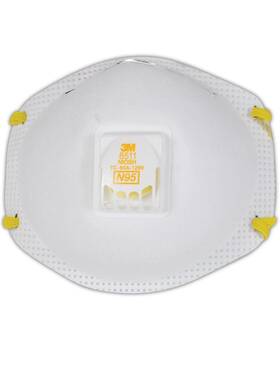 3m8511 3m 121134142002 Particulate Respirator 8511 - N95 Dust Mask 10 Per Box
