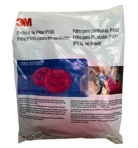 P100 3m 2091/7000 Particulate Filter 2091/07000 For Use With Facepiece Respirator