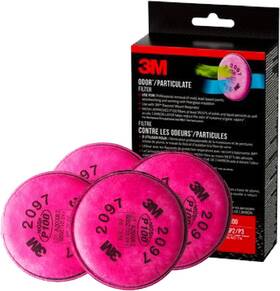 2097p2-dc 3m Performance P100 Particulate Odor Filters 2 Pairs Niosh-approved 99