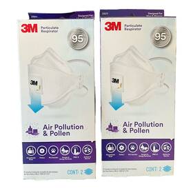 29211 3m N95 Air Pollution And Pollen Respirator Mask - 2 Pack 3/25