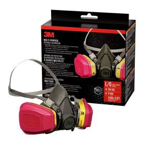 60923 3m 313037767755 Ov/ag/p100 Professional Multi-purpose Reusable Respirator Large Case Of