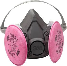 07003 3m 313115144164 Half Facepiece Respirator Assembly 6391/07003 Aad Large With Particula