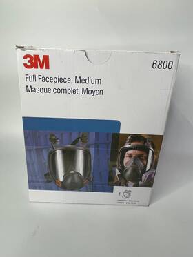 4240-01-454-8535 3m Full Facepiece Reusable Respirator 6800 Size Medium Gray