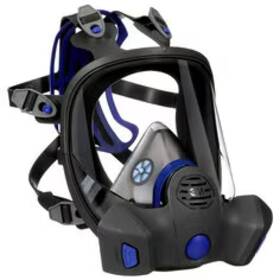 43228 3m Secure Click Full Face Reusable Respirator With Large Lens Speaking