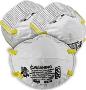 3m 445015349387 Particulate Respirator Lightweight With Cushioning Nose Foam