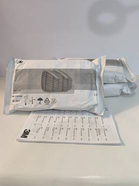 6051 3m Organic Vapour Cartridge Filter 3 Packs Of 2 Paint Filters. Exp 06/21
