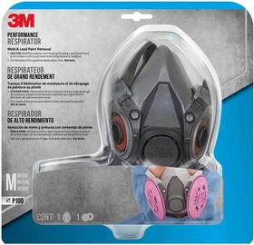 6297p1-dc 3m P100 Performance Mold And Lead Paint Removal Respirator Medium Size Niosh-app