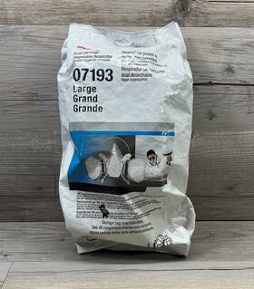 07193 3m 650135381552 Paint Spray Mask Size Large Disposable Half Face Respirator Dust
