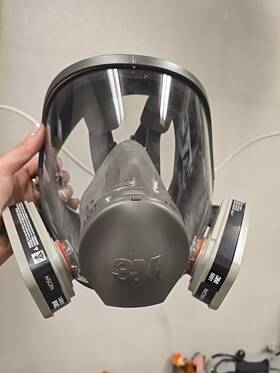 6800-6001-5n11-501 3m 6001 Reusable Full Face Respirator Facepiece Gas Mask Painting Spraying Med
