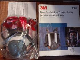 6900-6001-5n11-501 3m 7 In 1 6900 Full Face Mask Reusable Respirator Gas Spraying Painting Large