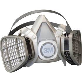 Elastomer7000126024 3m 7000126024 Half Facepiece Respirator With Cartridge Small Thermoplastic