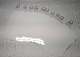 7010316605 3m Papr/sar Peel-off Visor Covers S-600 S-700 And S-800 10 Pack