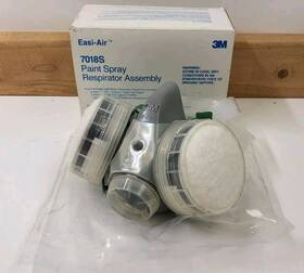 7018s 3m Paint Spray Dual Cartridge Respirator Assembly Small Medium New In Box