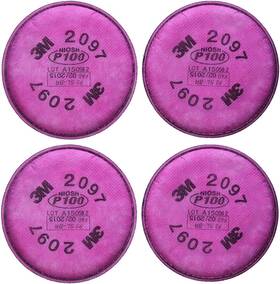 P100 3m 705353163333 2097 Particulate Filter With Organic Vapor Relief 2 Pairs 4 Filters