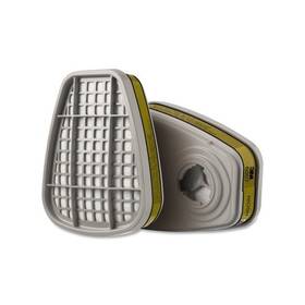 7100198706 3m 6000 Series Acid Gas/organic Vapor/mercury Vapor Cartridge 6007 Niosh Olive