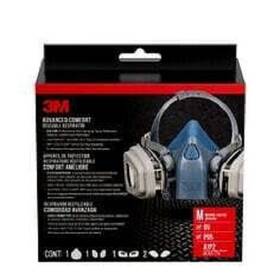 7100308241 3m Cmfrt Reusable Respirator 7512p1-dc Ov/p95 Mdm - Pack Of 4