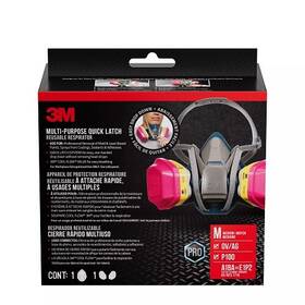 65023qlh1-dc 3m 7100310896 Multi-purp Quick Latch Respirator Mdm - Pack Of 1