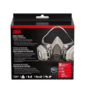 6502qlp1-c-m 3m 7100313555 Quick Latch Reusable Respirator - Pack Of 2
