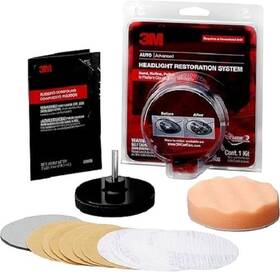 7100324545 3m Headlight Lens Restoration System 39008 - Pack Of 3