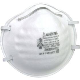 8200h3-dc 3m N95 Particulate Respirator For Sanding And Fiberglass 3-pack