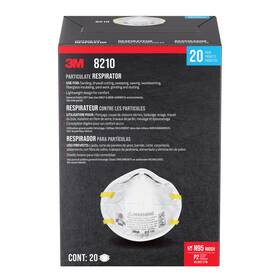 8210h20-dc 3m Particulate Respirator 8210 N95 20-pack White