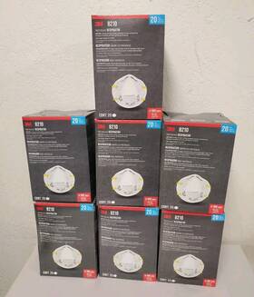 8210p20-dc 3m 7 20-packs N95 Particulate Respirator Dust Mask 8210 140 Total Masks