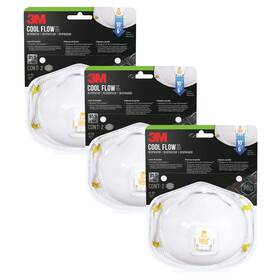 8511g2-dc-ps-3 3m N95 Lawn And Garden Valved Respirator 8511g2 White 6-pack
