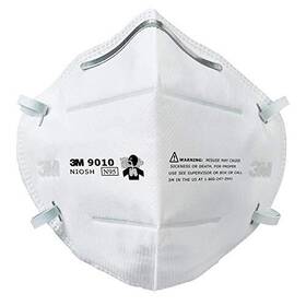 91929 3m N95 Disposable Respirator 9010 Pack Of 50 Flat Fold Individual Niosh