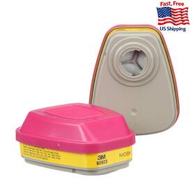 B00aefckky 3m 60923 P100 Respirator Cartridge/filter - Organic Vapors Acid Gas Particulat