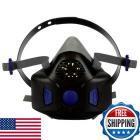 B084kxy8kj 3m Respirator Secure Click Half Face Reusable With Speaking Diaphrag