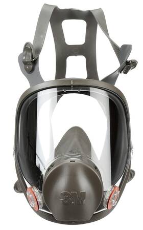 1190h11ea 3m Company Safety 142-6900 Reusable Full Face Mask Respirator Dark Grey Large