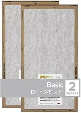 Fpl20-2pk-24 3m Flat Panel Air Filter 12in X 24in 1in - Pack Of 24