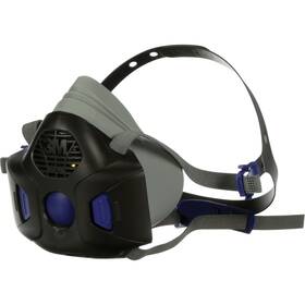 Hf-801 3m Small Reusable Respirator With Speech Diaphragm Secure Click Half Facepiece
