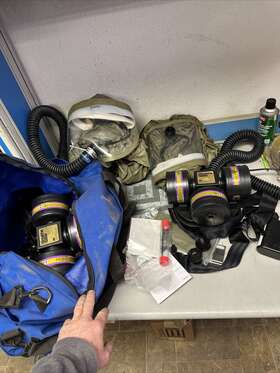 Ld25 3m 2 Breathe Easy Turbo Papr Tube Hood And Bags