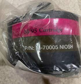 M-70005-niosh 3m New M95 Niosh Approved Gas Mask Replacement Filter Exp - P/n