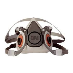 142-6100 3m Safety 6000 Series Small Reusable Half Face Mask Respirator
