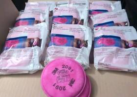 Wx-7009-0320-5 3m 10 2091 Niosh P100 Particulate Filter 07000 Free Shipping Lot Of Ten Pairs