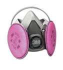 3m6100s-ea Reusable Half Facepiece Respirators Series Small Each