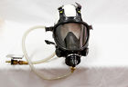 3m7800s Full Face Respirator With Air Feed Hosed And Connector Used