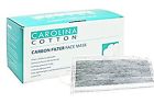 50ct-box 400606 Carolina Cotton Carbon Filter Face Mask