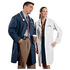 431-s Superior Surgical Lab Coat Unisex Navy Lot Of