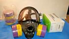520m Us Safety Dual Cartridge Full Face Respirator Mask And Cartridges
