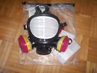 54257 Full Face Respirator Small Silicone With New Filters