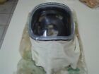 651-02 651-02--29 Bullard Full Face Respirator Mask Cloth Hood Storage Bag Used